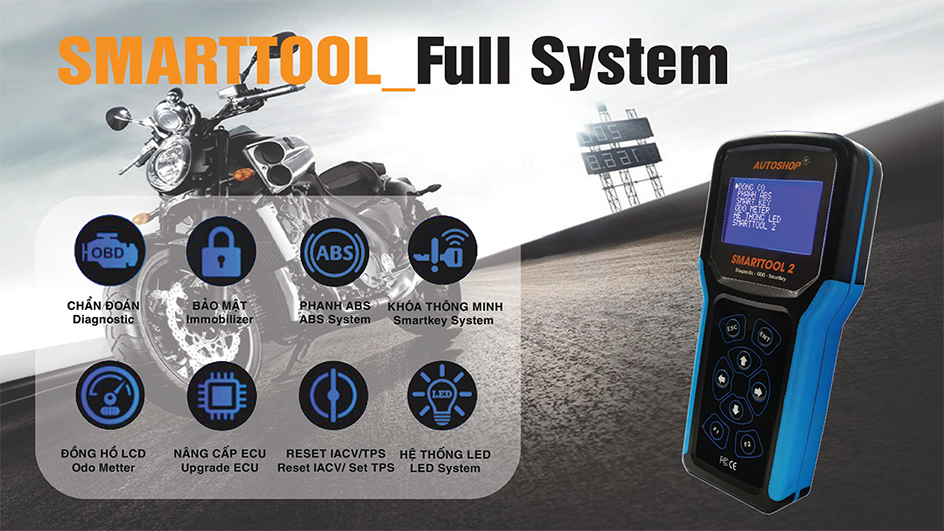 SmartTool2 Motorbike Key & ODO Programming Device